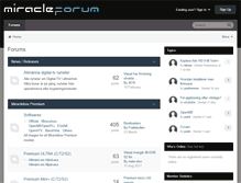 Tablet Screenshot of miracleforum.net